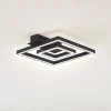 Lindby LED-loftlampe Madamo, sort, 30 cm, 3000K, aluminium