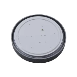 Lindby LED-loftlampe Manala, betongrå, RGB, CCT, fjernbetjening