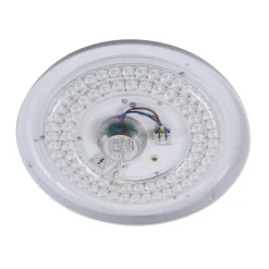 Lindby LED-loftlampe Manala, betongrå, RGB, CCT, fjernbetjening