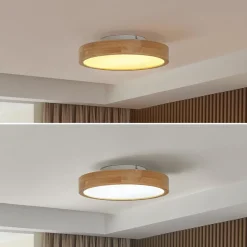 Lindby LED-loftlampe Milada, eg, CCT, fjernbetjening