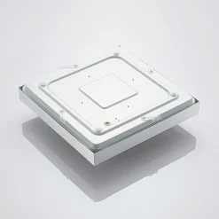 Lindby LED-loftlampe Mirco, 32 cm, kantet, aluminium