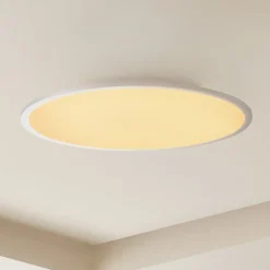 Lindby LED-loftlampe Narima, CCT, Ø 60 cm, sølv