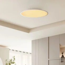 Lindby LED-loftlampe Narima, CCT, Ø 60 cm, sølv