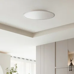 Lindby LED-loftlampe Narima, CCT, Ø 60 cm, sølv