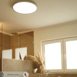 Lindby LED-loftlampe Narima, CCT, Ø 60 cm, sølv