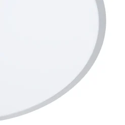 Lindby LED-loftlampe Narima, 4.000 K, Ø 100 cm, sølv