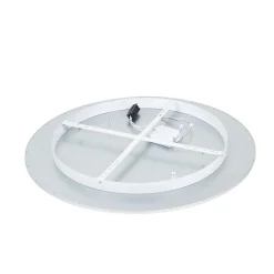 Lindby LED-loftlampe Narima, 4.000 K, Ø 100 cm, sølv