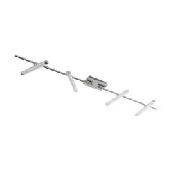 Lindby LED-loftlampe Pilou, 4 lyskilder, dæmpbar, krom