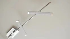 Lindby LED-loftlampe Pilou, 4 lyskilder, dæmpbar, krom