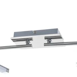 Lindby LED-loftlampe Pilou, 4 lyskilder, dæmpbar, krom