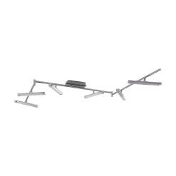 Lindby LED-loftlampe Pilou, 6 lyskilder, dæmpbar, krom