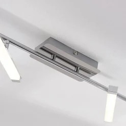 Lindby LED-loftlampe Pilou, 6 lyskilder, dæmpbar, krom