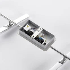 Lindby LED-loftlampe Pilou, 6 lyskilder, dæmpbar, krom