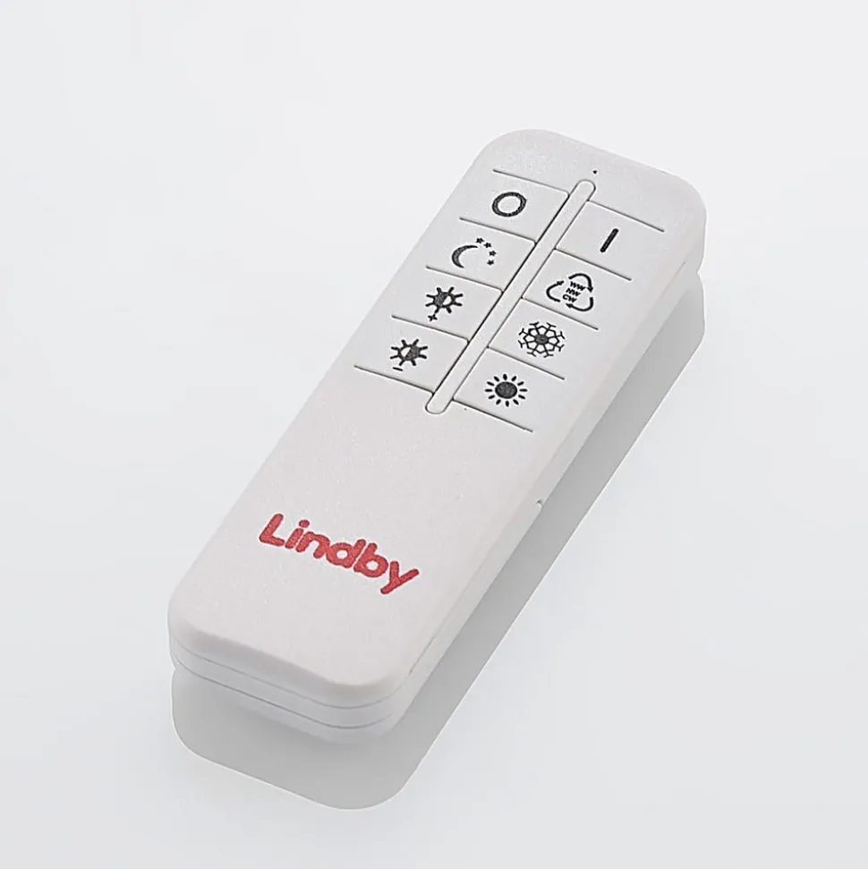 Lindby LED-loftlampe Quiana, CCT, kantet, sort, 42 cm