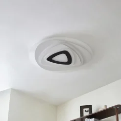 Lindby LED-loftlampe Rebeka, Ø 70 cm, CCT, fjernbetjening