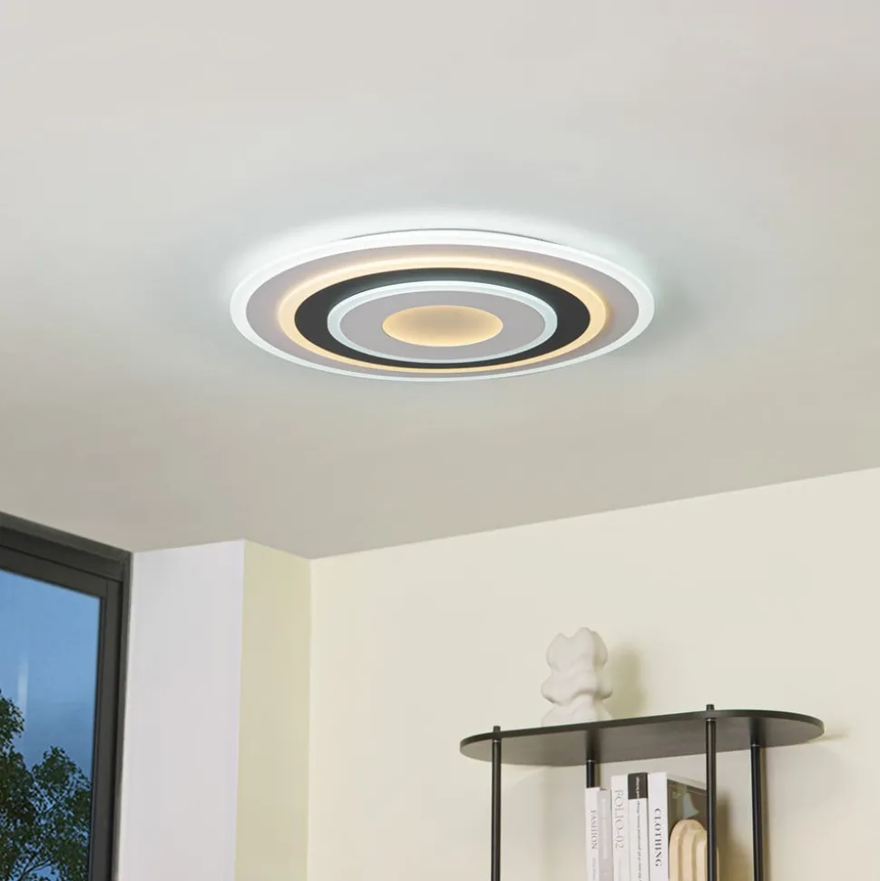 Lindby LED-loftlampe Rebeka, rund, Ø 70 cm, CCT, dæmpbar