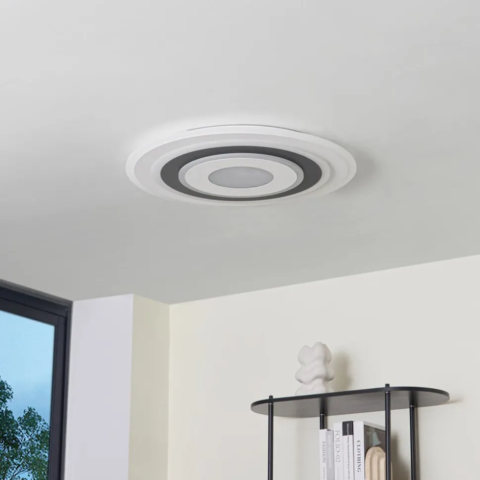 Lindby LED-loftlampe Rebeka, rund, Ø 70 cm, CCT, dæmpbar