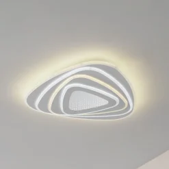 Lindby LED-loftlampe Rebeka, 48x49cm, CCT, fjernbetjening