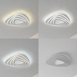 Lindby LED-loftlampe Rebeka, 48x49cm, CCT, fjernbetjening