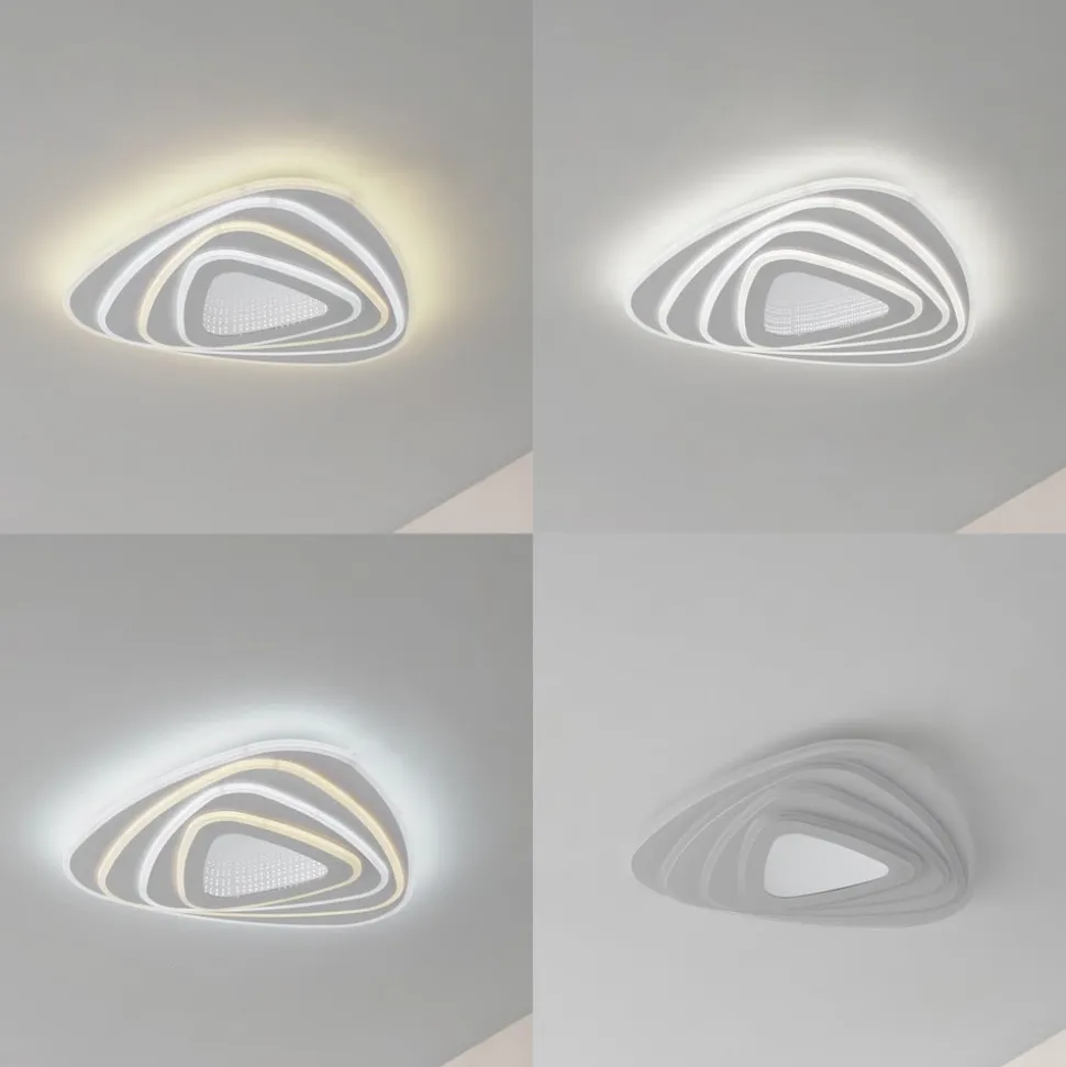 Lindby LED-loftlampe Rebeka, 48x49cm, CCT, fjernbetjening