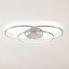Lindby LED-loftlampe Riley, aluminiumsfarvet, metal, dæmpbar