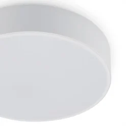 Lindby LED-loftlampe Simera, Ø 30 cm, hvid, metal