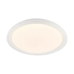 Lindby LED-loftlampe Sleya Ø 50 cm, hvid, CCT, dæmpbar