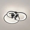 Lindby LED-loftlampe Sorma, sort, CCT, dæmpbar