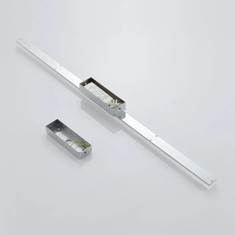 Lindby LED-loftlampe til badeværelset Levke, 100 cm, dæmpbar, IP44
