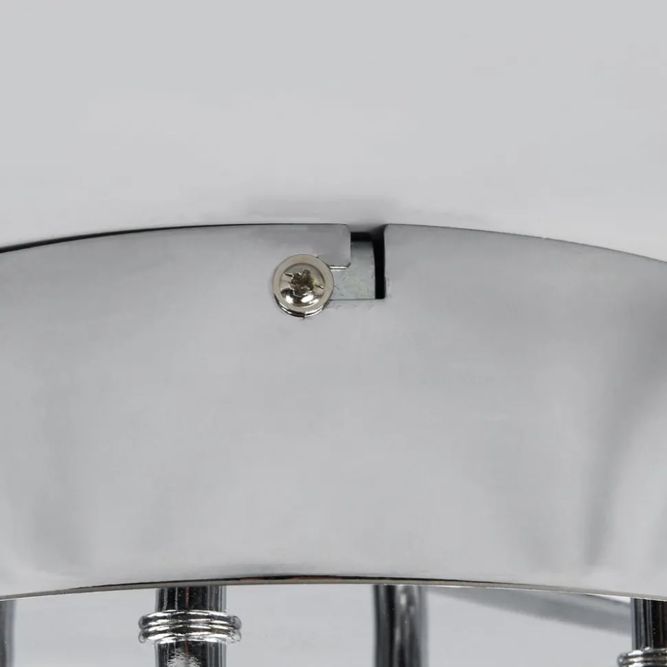Lindby LED-loftlampe Yael, kromfarvet, metal, 67 cm lang