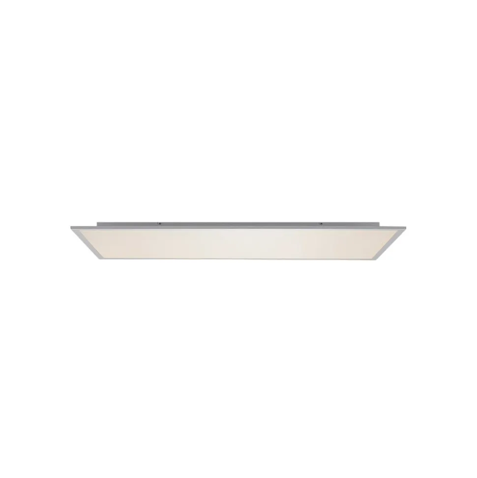 Lindby LED-loftlampe Zento, 120 cm, sølv, 4.000 K
