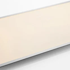 Lindby LED-loftlampe Zento, 120 cm, sølv, 4.000 K