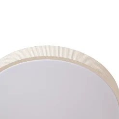 Lindby LED-loftlampe Zylo, beige, Ø 49 cm, CCT, dæmpbar