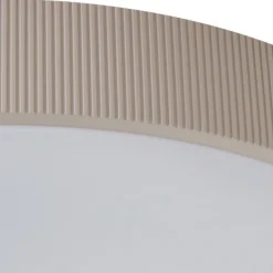 Lindby LED-loftlampe Zylo, lysegrå, Ø 49 cm, CCT, dæmpbar