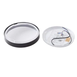 Lindby LED-loftslampe Ashen, 3.000 K. hvid, plast