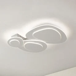 Lindby LED-loftslampe Delar, 60 x 60 cm, CCT, dæmpbar