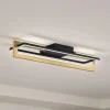 Lindby LED-loftslampe Holamu, 80 cm, træ