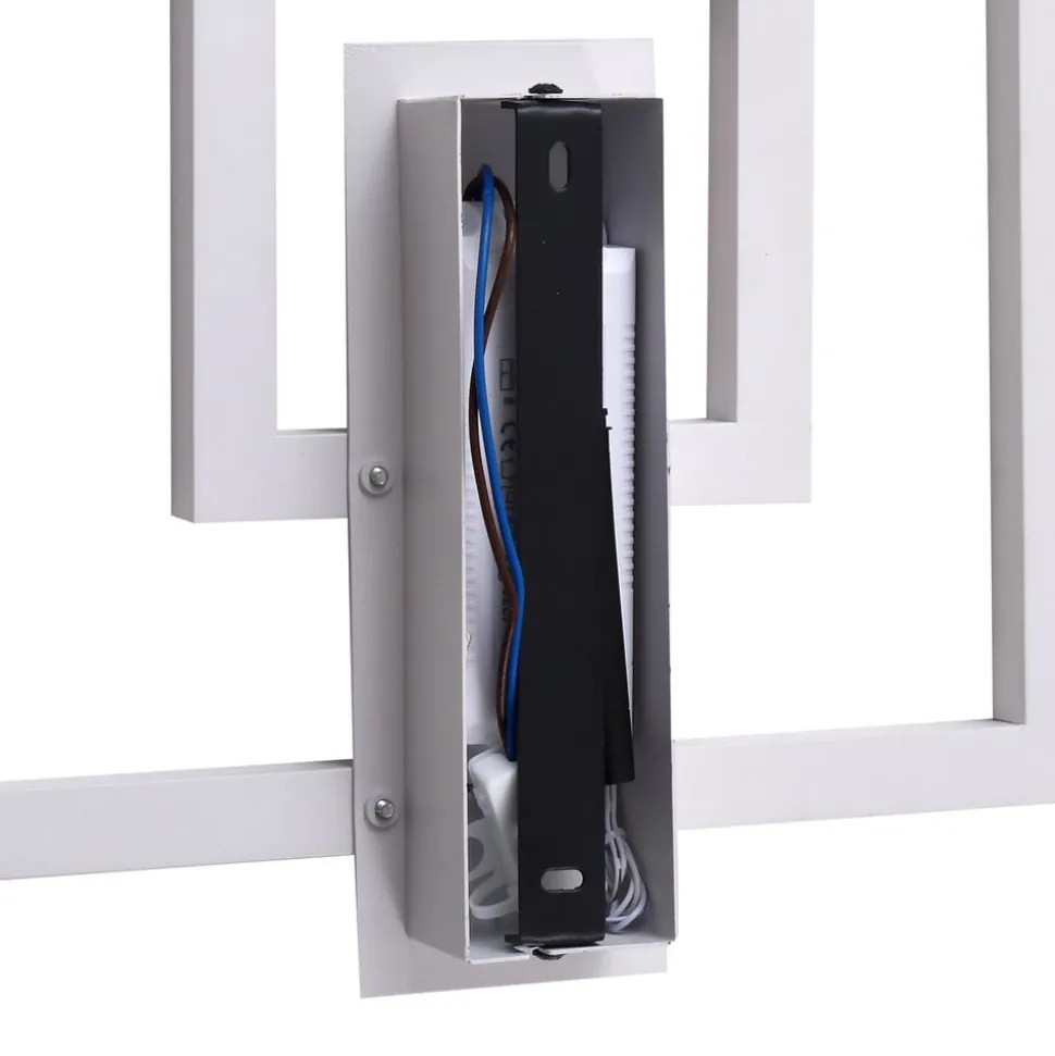 Lindby LED-loftslampe Madamo, hvid, 30 cm, 3000K