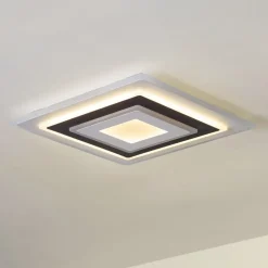 Lindby LED-loftslampe Rebeka, 50 x 50 cm, CCT, dæmpbar