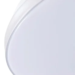 Lindby LED-loftslampe Silvryn krom/hvid plast 3000K