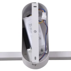 Lindby LED-loftslampe Yulla, hvid, bevægelsesdetektor