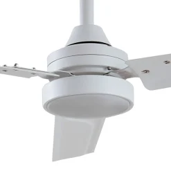 Lindby LED-loftventilator Aerallo, hvid, CCT, støjsvag