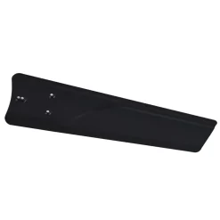 Lindby LED-loftventilator Aerallo, sort, CCT, støjsvag
