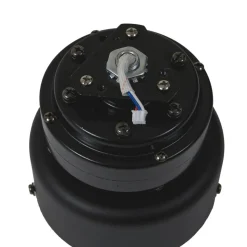 Lindby LED-loftventilator Enon, sort, DC-motor, støjsvag