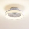 Lindby LED-loftventilator Mace, hvid, støjsvag, CCT