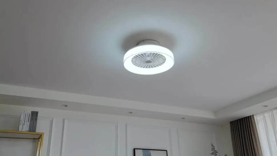 Lindby LED-loftventilator Mace, hvid, støjsvag, CCT
