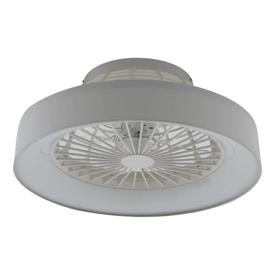 Lindby LED-loftventilator Mace, hvid, støjsvag, CCT