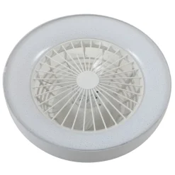 Lindby LED-loftventilator Mace, hvid, støjsvag, CCT
