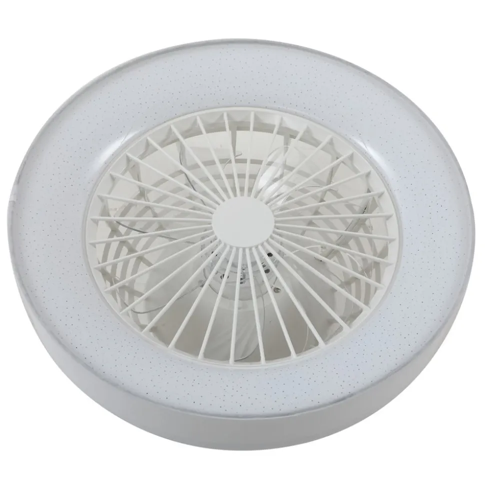 Lindby LED-loftventilator Mace, hvid, støjsvag, CCT