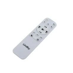 Lindby LED-loftventilator Mace, hvid, støjsvag, CCT